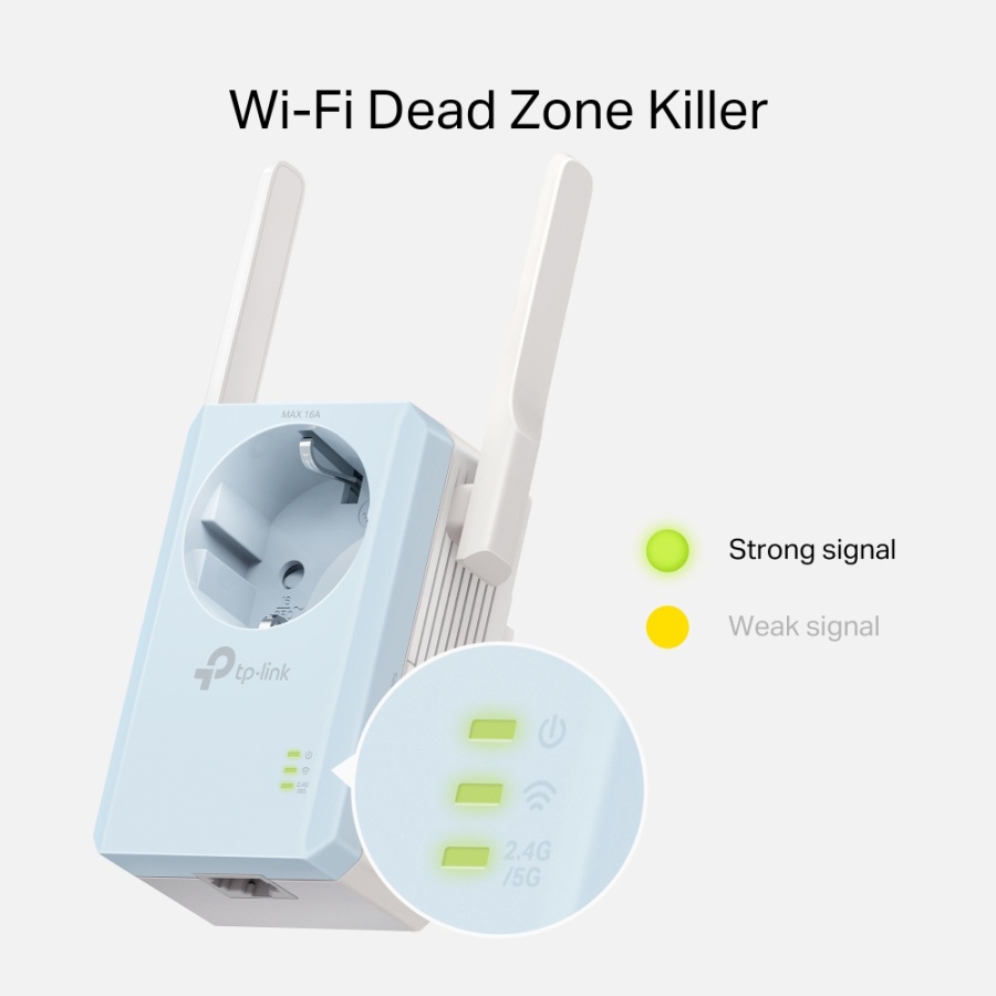 TP-LINK WiFi range extender RE365 με Passthrough, AC1200 1200Mbps, Ver. 3.0 - Image 5