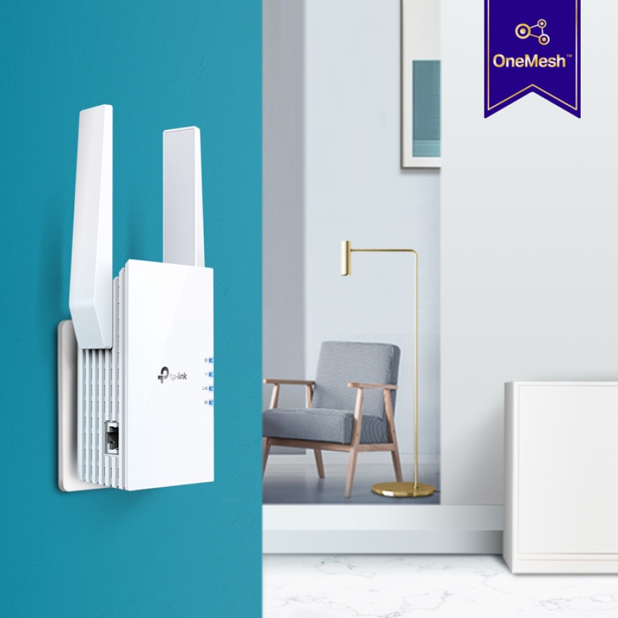 TP-LINK range extender RE605X, AX1800 dual band, WiFi 6, mesh, Ver 2.0 - Image 2