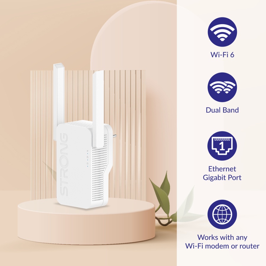 STRONG WiFi Extender REPEATERAX1800, WiFi 6, 1800Mbps - Image 2