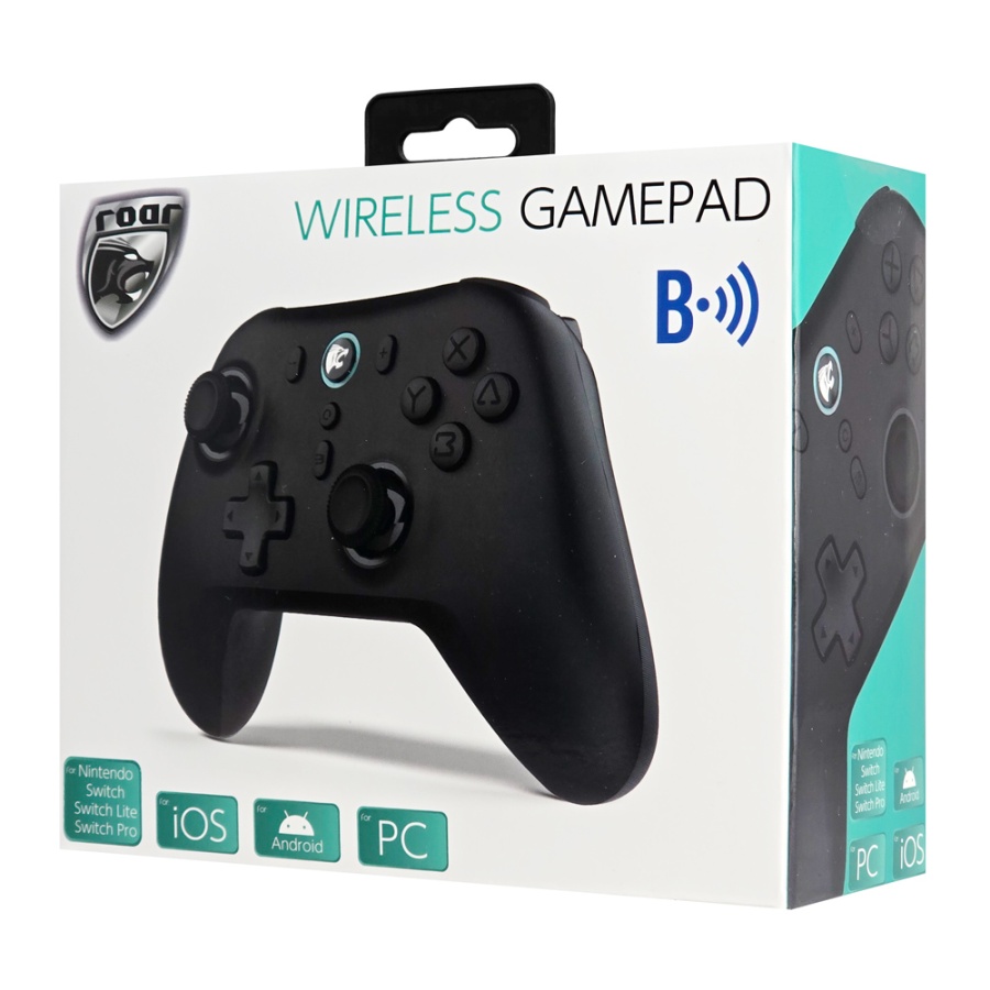 ROAR ασύρματο gamepad RR-0025 για Switch/PC/iOS/Android, Bluetooth, μαύρο - Image 6