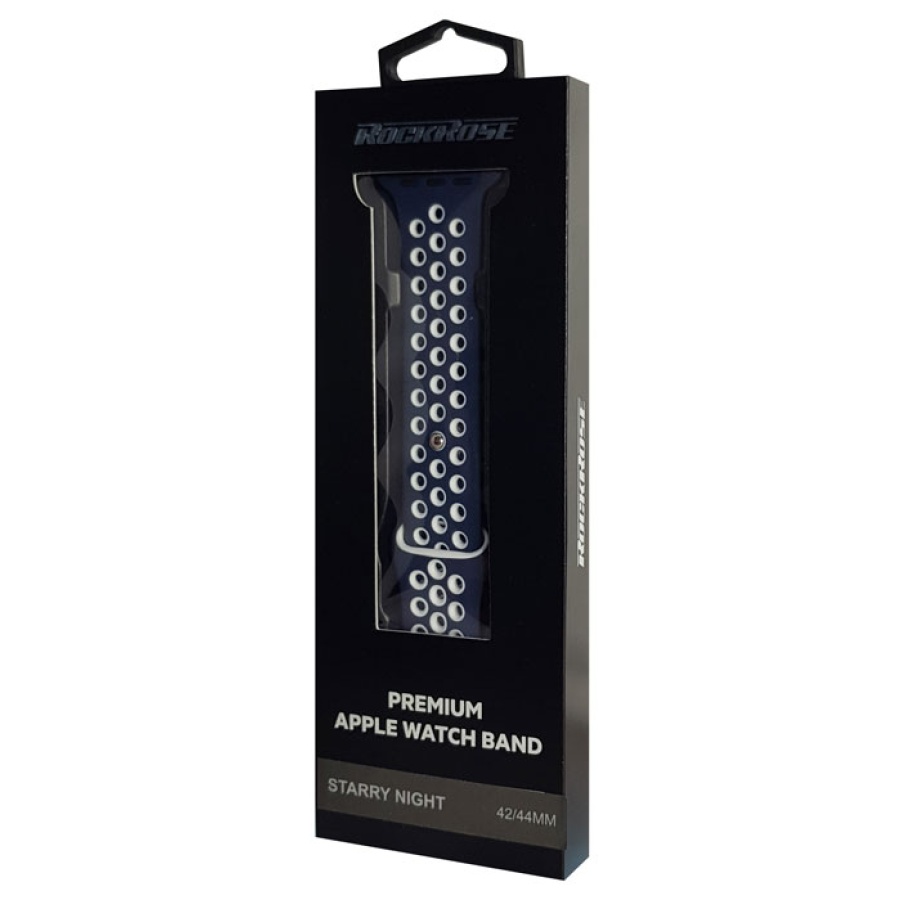 ROCKROSE band σιλικόνης Starry Night για Apple Watch 42/44mm, μπλε - Image 4