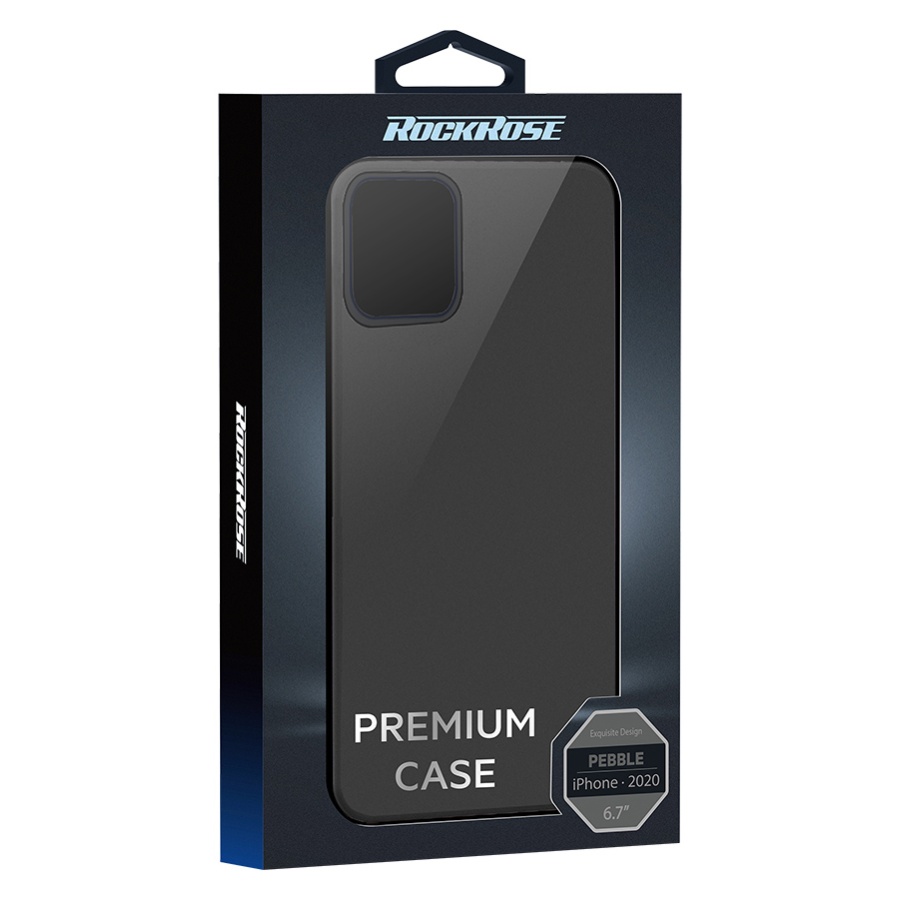 ROCKROSE θήκη Pebble για iPhone 12 mini, μαύρη - Image 3