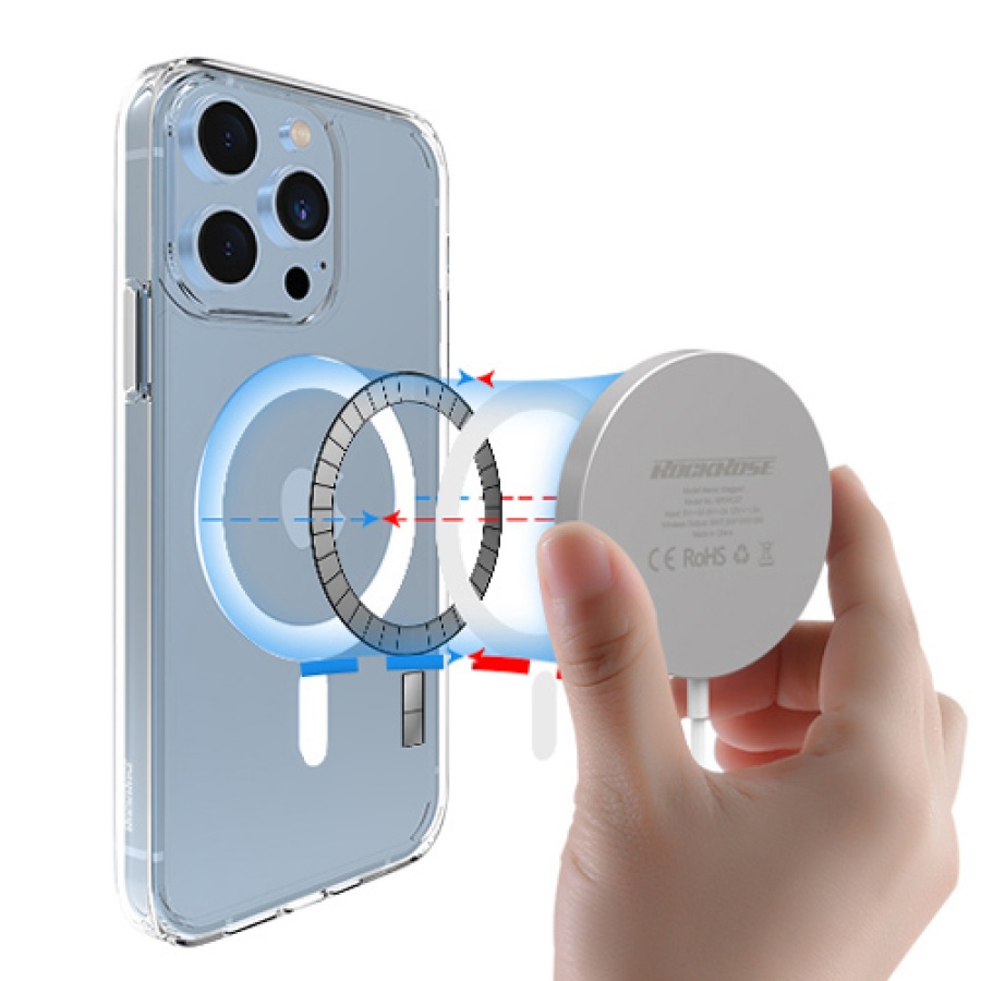 ROCKROSE θήκη Magcase Neo για iPhone 14 Plus, με μαγνήτες, διάφανη - Image 2