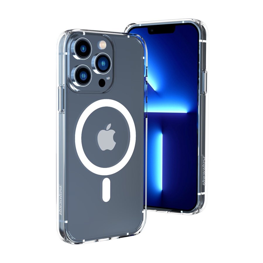 ROCKROSE θήκη Magcase Neo για iPhone 14 Plus, με μαγνήτες, διάφανη