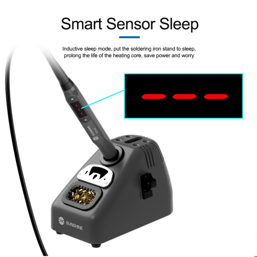 SUNSHINE σταθμός κόλλησης S245 με κολλητήρι, 110W, 100~450 °C - Image 3