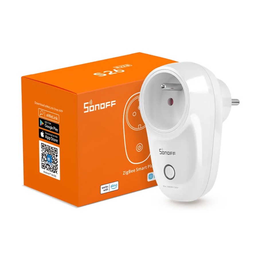 SONOFF smart αντάπτορας ρεύματος S26R2ZBTPF μονός, ZigBee, 4000W, λευκός - Image 8