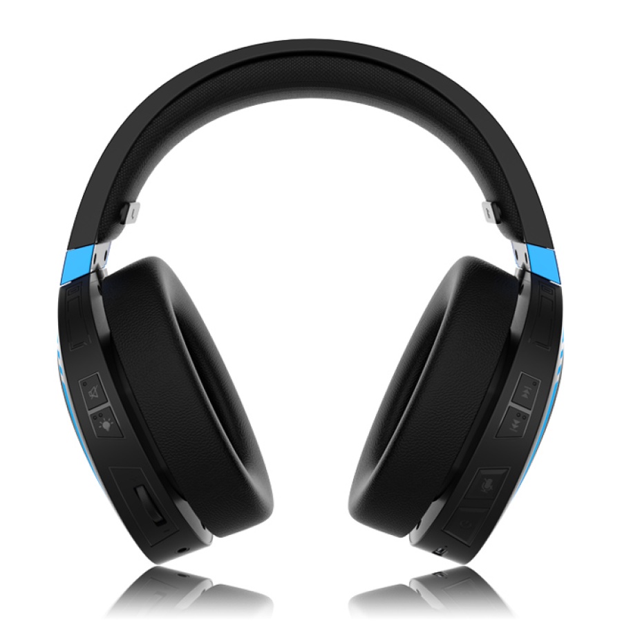 SADES gaming headset Warden I, wireless & wired. multiplatform BT, μαύρο - Image 3