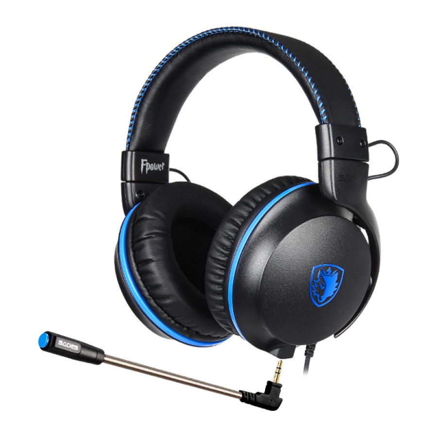 SADES Gaming Headset Fpower SA-717-BL, multiplatform, 3.5mm - Image 3