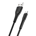 USAMS καλώδιο USB-C σε USB US-SJ366, 10W, 1m, μαύρο
