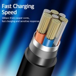 USAMS καλώδιο USB σε USB-C/Lightning/Micro USB US-SJ374, 10W, 1m, μαύρο - Image 4