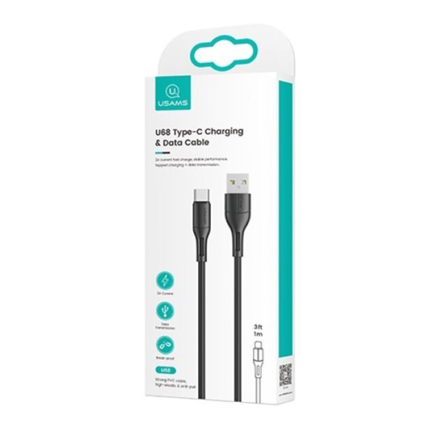 USAMS καλώδιο USB-C σε USB US-SJ501, 10W, 1m, μαύρο - Image 3