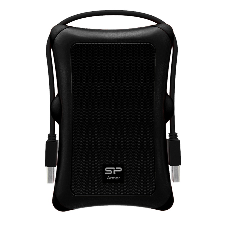 SILICON POWER εξωτερικός HDD Armor A30, 1TB, USB 3.2, μαύρος