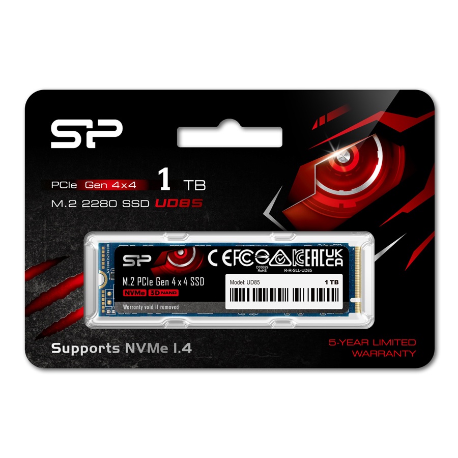 SILICON POWER SSD PCIe Gen4x4 M.2 2280 UD85, 1TB, 3.600-2.800MB/s - Image 3