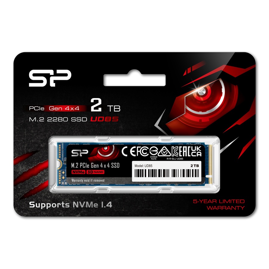 SILICON POWER SSD PCIe Gen4x4 M.2 2280 UD85, 2TB, 3.600-2.800MB/s - Image 3