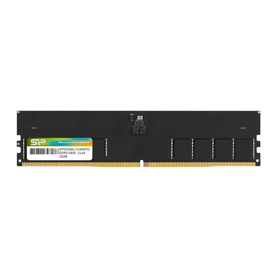 SILICON POWER μνήμη DDR5 UDIMM SP032GBLVU480F02, 32GB, 4800MHz, CL40