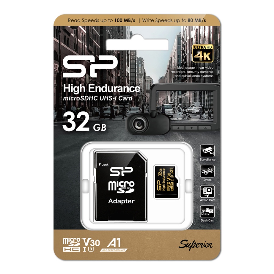 SILICON POWER κάρτα μνήμης microSDHC High Endurance, 32GB, Class 10 UHS-I U3 A1 V30 - Image 6