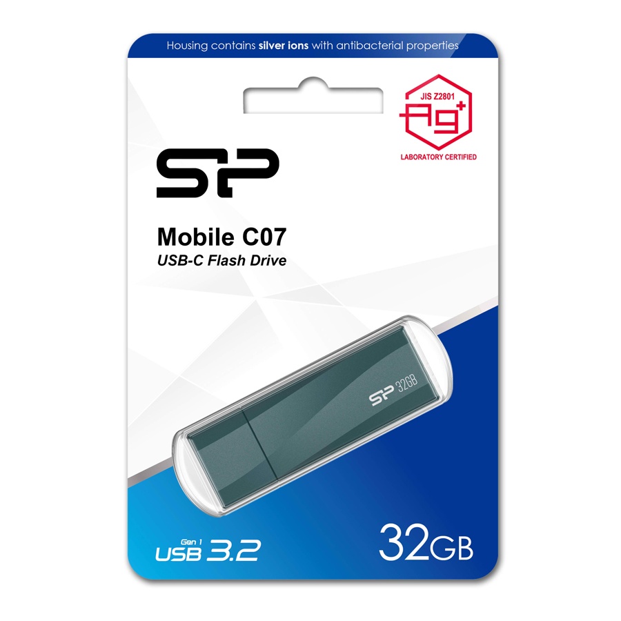 SILICON POWER USB-C Flash Drive Mobile C07, 32GB, USB 3.2, μπλε - Image 4