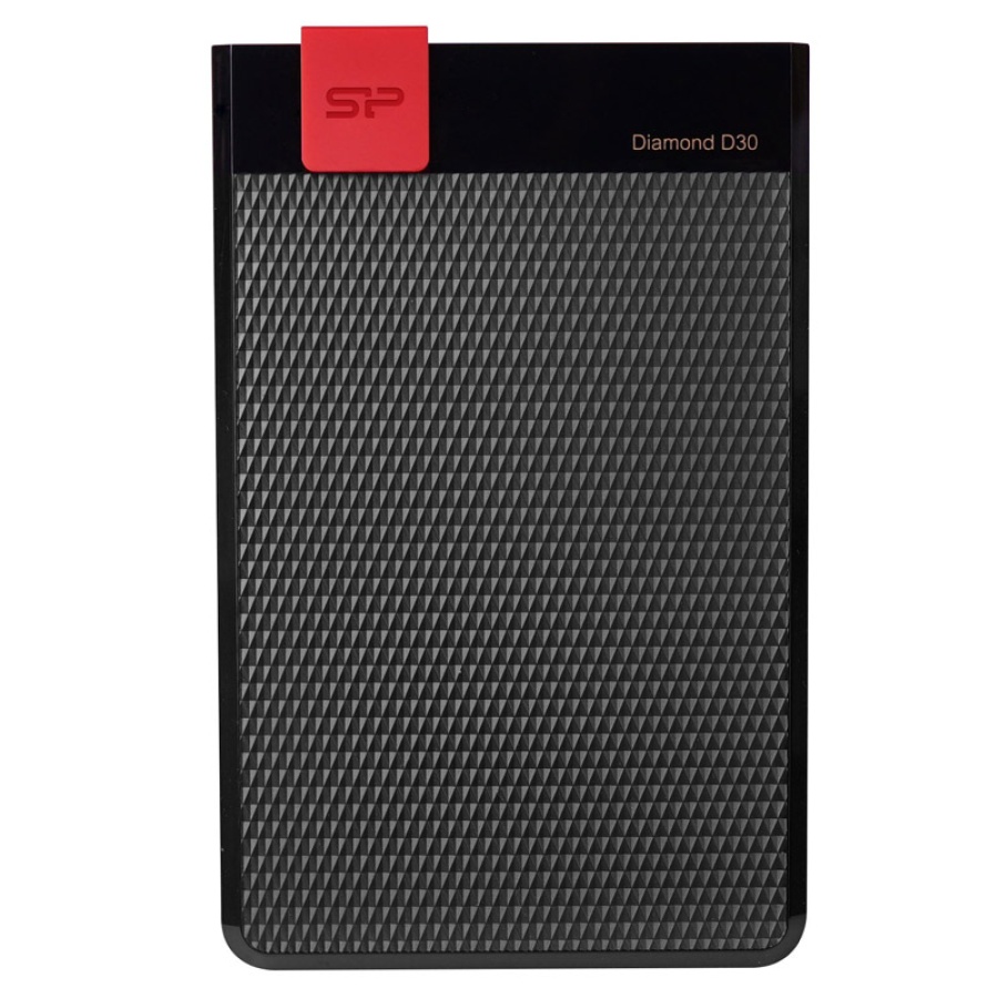 SILICON POWER Εξωτερικός HDD 4TB Diamond D30 D3L, USB 3.1, Black