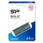 SILICON POWER USB-C Flash Drive Mobile C07, 64GB, USB 3.2, μπλε - Image 4