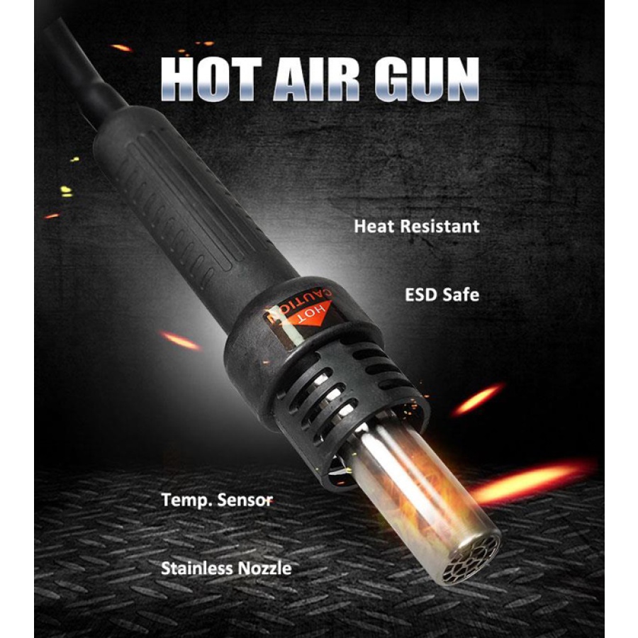 PROSKIT σταθμός συγκόλλησης SS-989B, κολλητήρι/air gun, 700W, 200-480 °C - Image 5