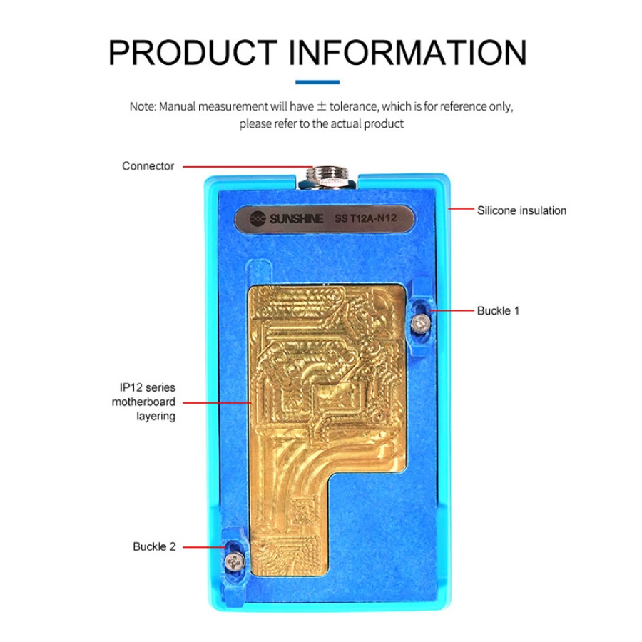 SUNSHINE βάση motherboard SS-T12A-N12 για iPhone 12 series, θερμαινόμενη - Image 4