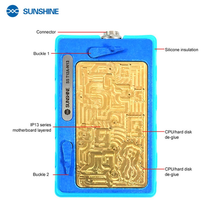 SUNSHINE βάση motherboard SS-T12A-N13 για iPhone 13 series, θερμαινόμενη - Image 4