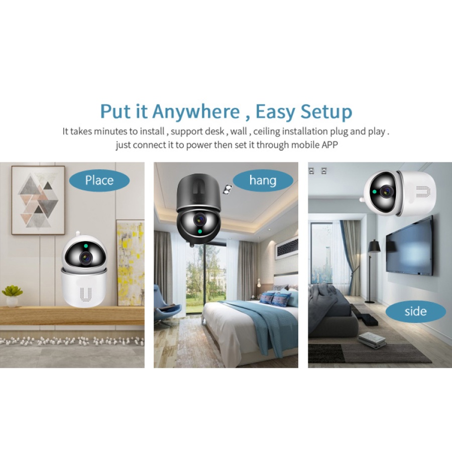 SECTEC smart IP κάμερα ST-891-2MTY με ανίχνευση κίνηση, Tuya, 2MP, 1080p - Image 7