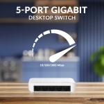 STRONG switch SW5000P, 5x Gigabit θύρες, 1000Mbps - Image 2