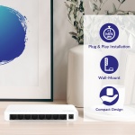STRONG switch SW8000P, 8x Gigabit θύρες, 1000Mbps - Image 5