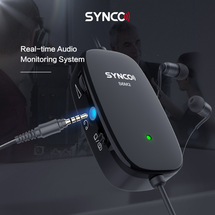 SYNCO μικρόφωνο Lav-S6M2, clip-on, omnidirectional, 3.5mm, 400mAh, μαύρο - Image 5