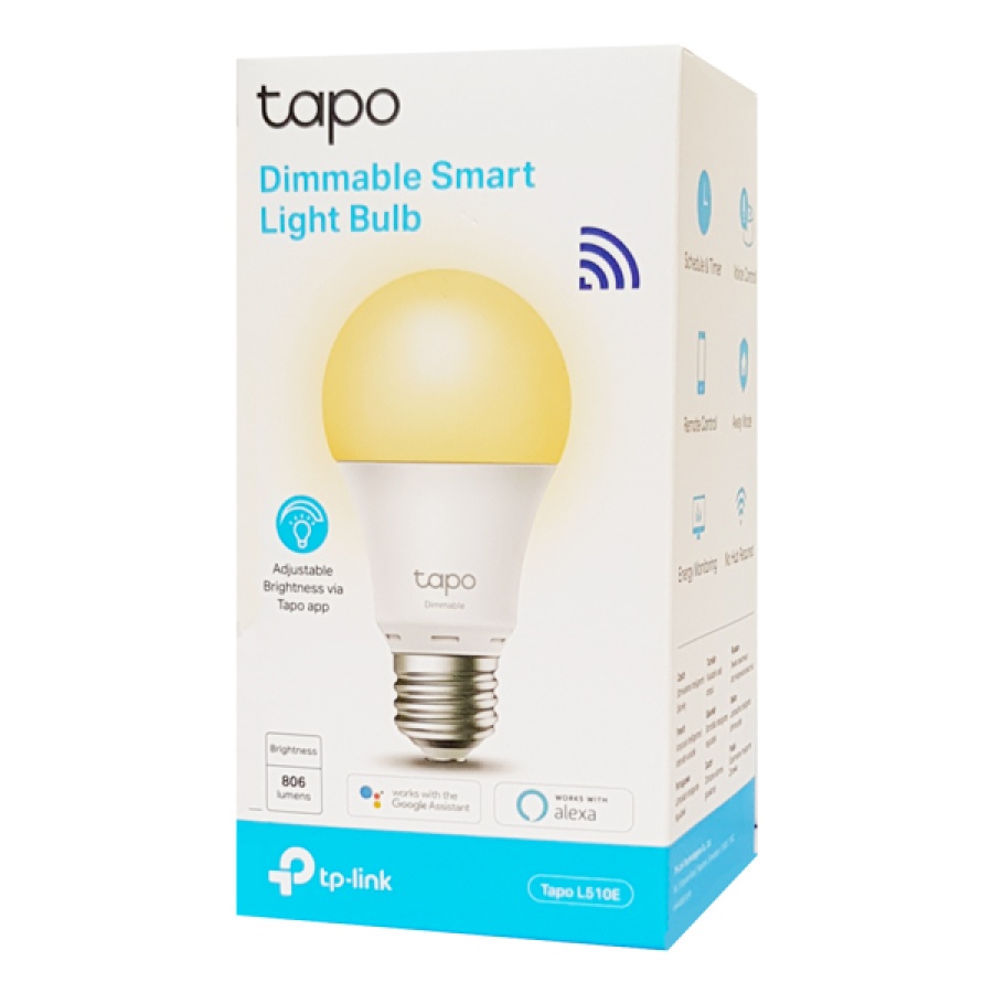 TP-LINK Smart λάμπα LED TAPO-L510E, WiFi, 8.7W, 806lm, E27, Ver. 1.0 - Image 8