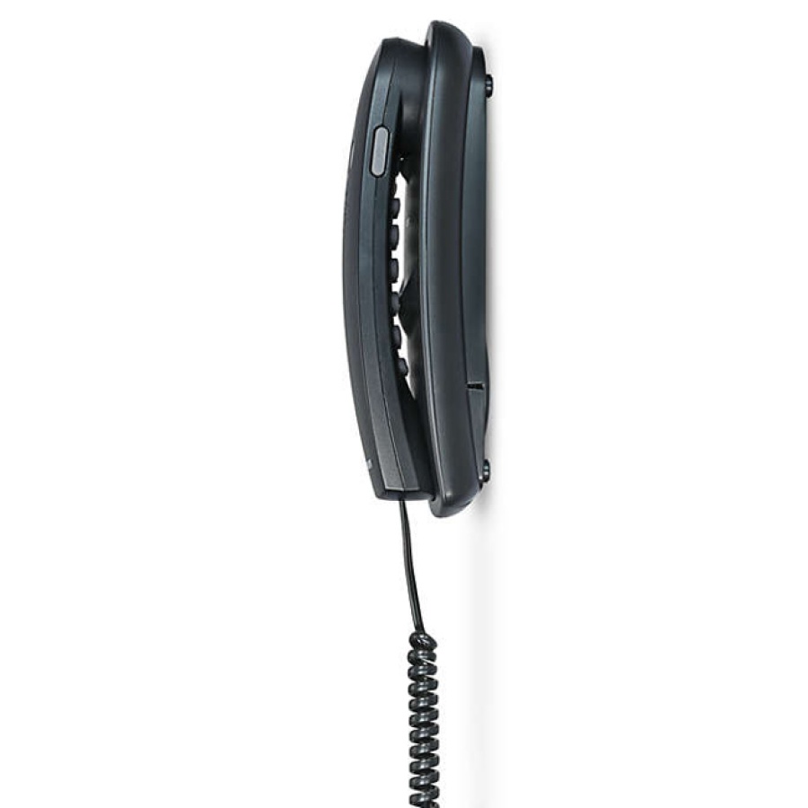 PHILIPS ενσύρματο τηλέφωνο TD2801B/00, επιτραπέζιο ή επιτοίχιο, μαύρο - Image 2