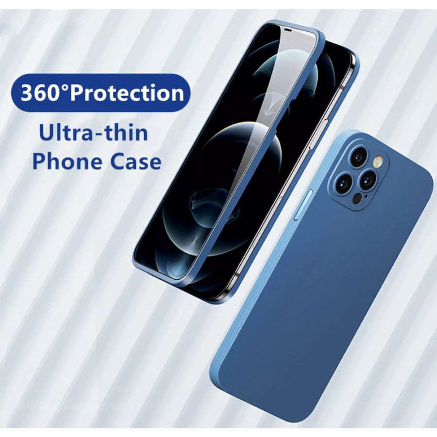 POWERTECH θήκη & tempered glass 2.5D TGC-0003, iPhone 12 Pro Max, μαύρη - Image 2