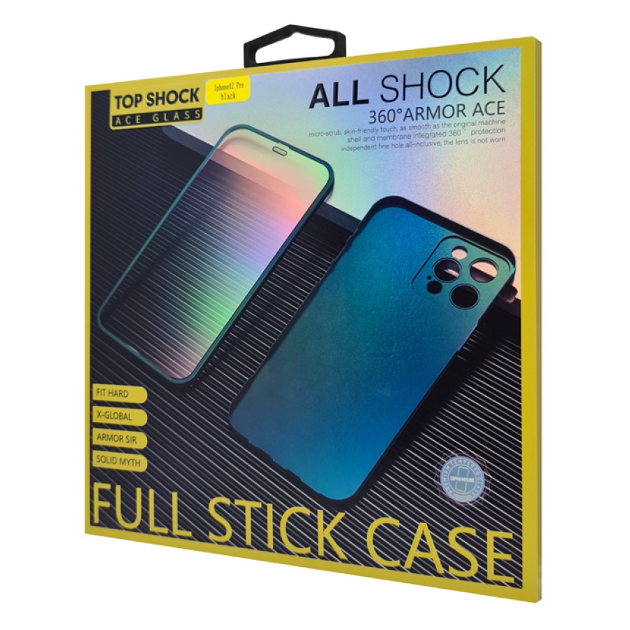 POWERTECH θήκη & tempered glass 2.5D TGC-0003, iPhone 12 Pro Max, μαύρη - Image 3