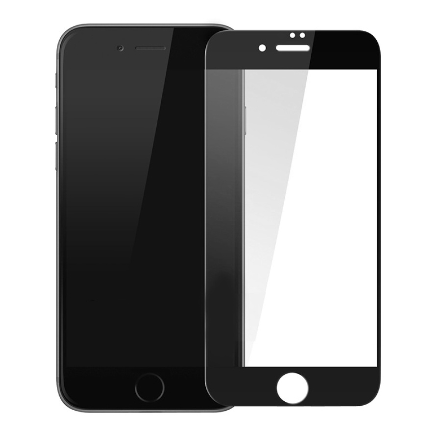 POWERTECH Tempered Glass 5D Full Glue για iPhone 8, Black