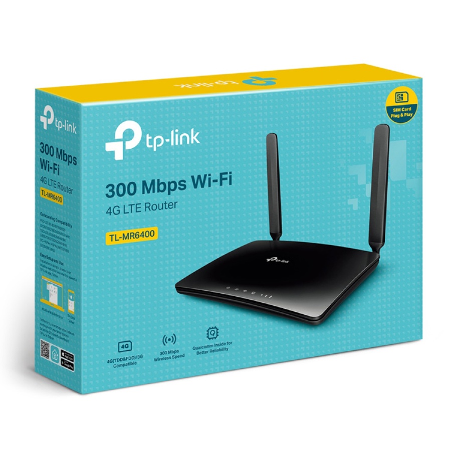 TP-LINK Wireless N Router TL-MR6400, 4G LTE, Wi-Fi 300Mbps, Ver. 4.0 - Image 5