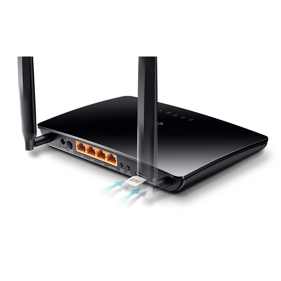 TP-LINK Wireless N Router TL-MR6400, 4G LTE, Wi-Fi 300Mbps, Ver. 4.0 - Image 2