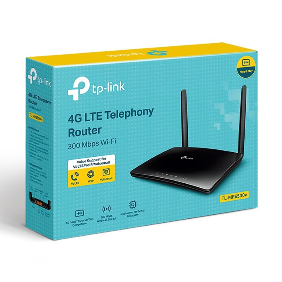 TP-LINK Wireless N Telephony Router TL-MR6500V, 4G LTE, 300Mbps, V. 1.20 - Image 5