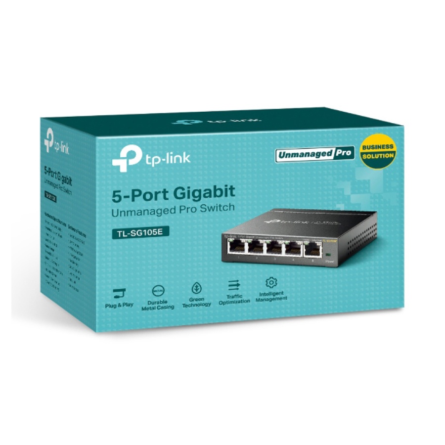 TP-LINK  Easy Smart Switch TL-SG105E,  5-Port Gigabit, Ver. 5.0 - Image 3