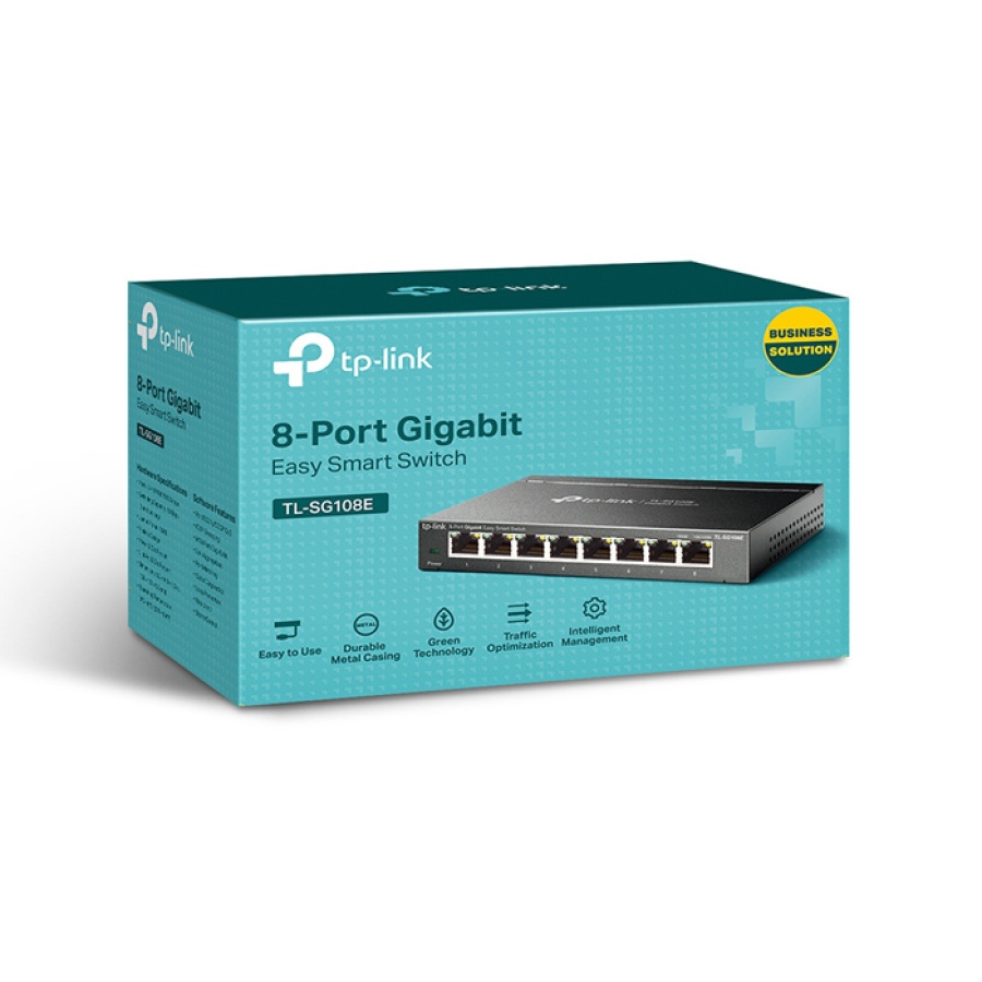 TP-LINK Easy Smart Switch TL-SG108E, 8-port 10/100/1000Mbps, Ver 6.0 - Image 5