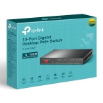 TP-LINK Desktop Switch TL-SG1210MP, 10-Port Gigabit, Ver 2.0 - Image 3