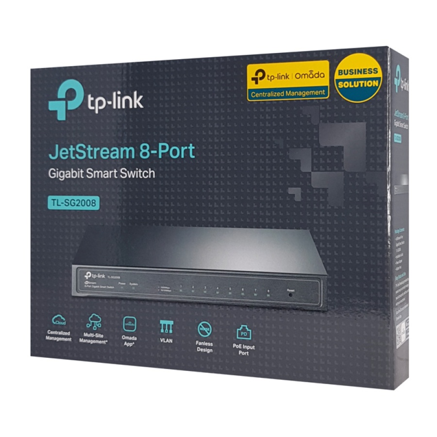 TP-LINK JetStream smart switch TL-SG2008, 8-Port Gigabit, Ver. 3.0 - Image 4