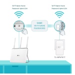 TP-LINK Powerline ac Wi-Fi Kit TL-WPA7617, AV1000 Gigabit, Ver. 1.0 - Image 5