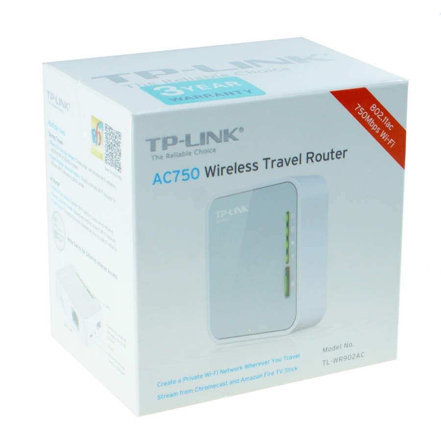 TP-LINK Wireless Travel Router TL-WR902AC, 750Mbps AC750, Ver. 1.0 - Image 5