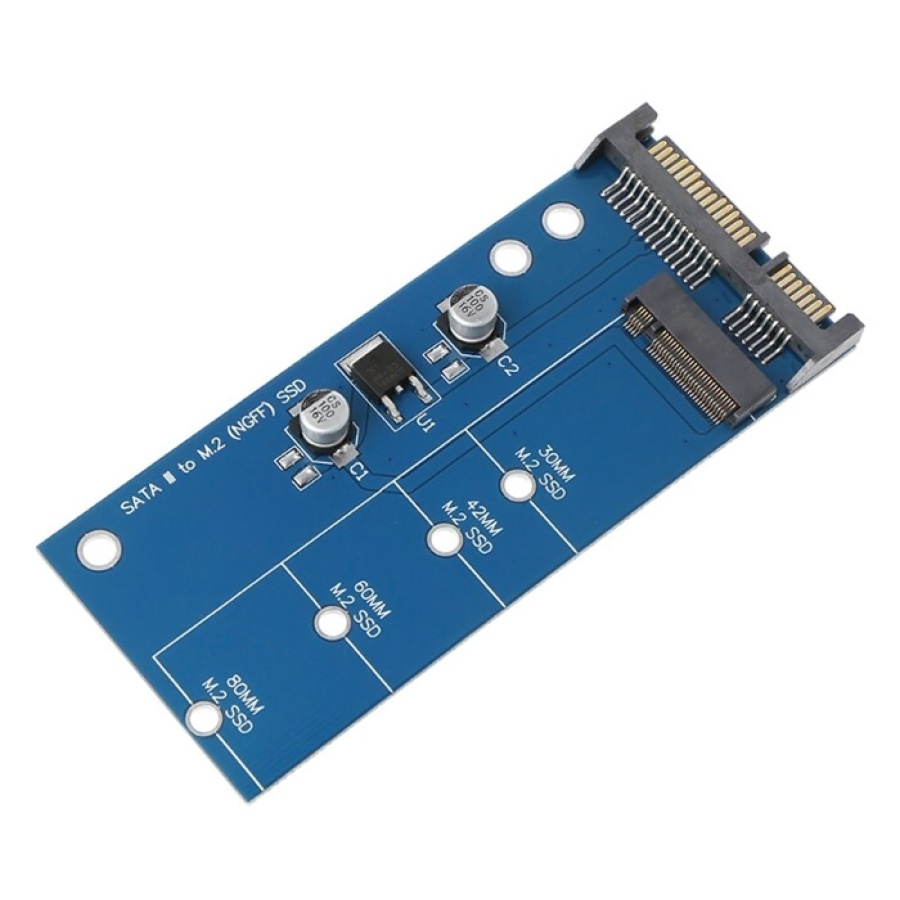 POWERTECH Converter SATA 22pin σε M.2 SSD TOOL-0019, 2230/2242/2260/2280 - Image 3