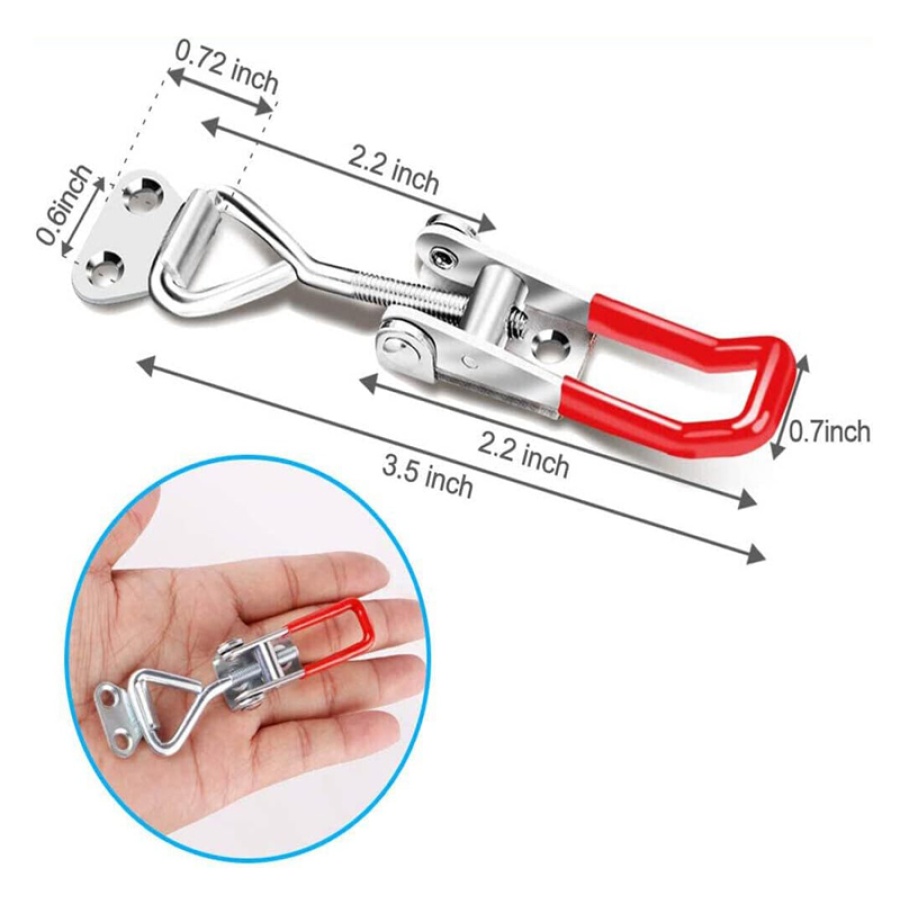 POWERTECH κλείστρο ρυθμιζόμενο TOOL-0097, 8.9 έως 11cm, 4τμχ - Image 7