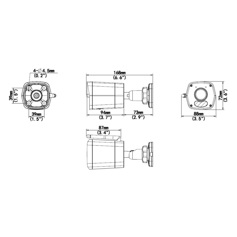 UNIARCH smart κάμερα UHO-B1R-M2F3, 2MP, WiFi, SD, IP67 - Image 4