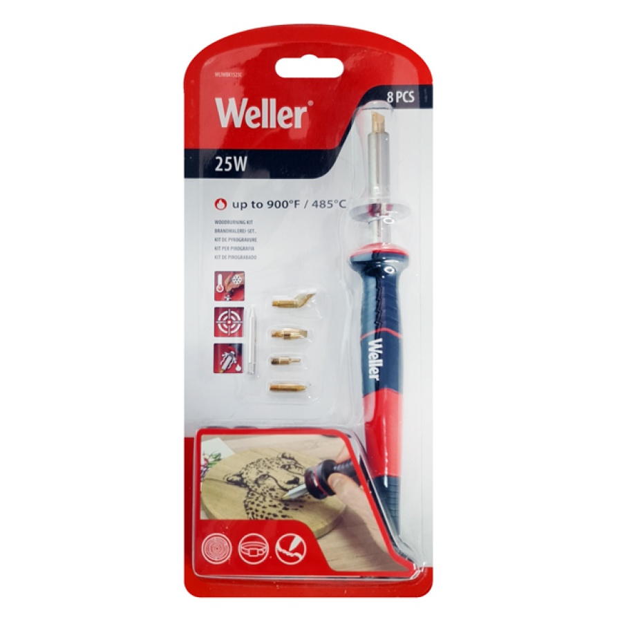 WELLER kit πυρογράφος WLIWBK1523C, 25W, έως 425°C, 8τμχ - Image 4