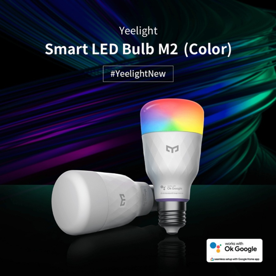 YEELIGHT smart λάμπα LED M2 YLDP001-A Bluetooth, 8W, E27, 1700-6500K RGB - Image 2