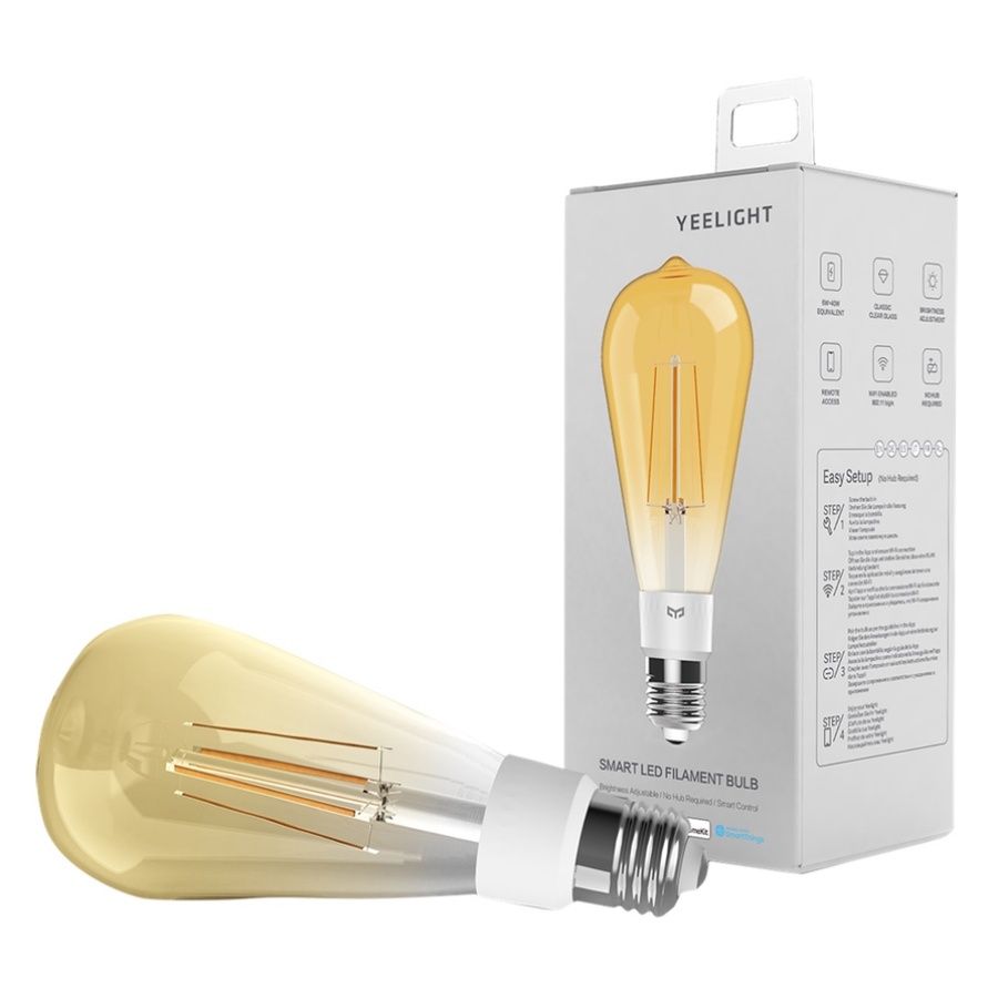 YEELIGHT smart λάμπα LED Filament YLDP23YL, 6W, E27, 500lm, 2000K - Image 5